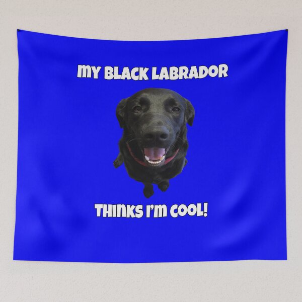 Artikelvorschau, Besitzer eines schwarzen Labrador Retriever-Hundes. Mein schwarzer Labrador findet mich cool entworfen und verkauft von fantasticdesign.