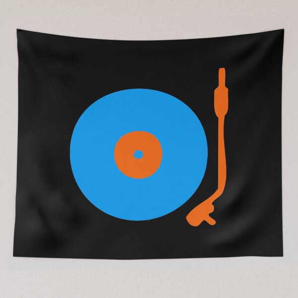 Item preview, Blue Orange Vinyl Record Turntable 	 designed and sold by qeepsbqxr75.