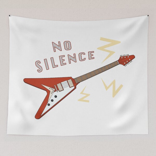 Item preview, No Silence (v2) designed and sold by Sara Joudrey.