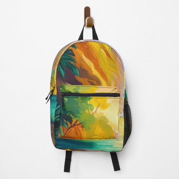 Item preview, Sunset at waterfall designed and sold by George Hutton Hunter.