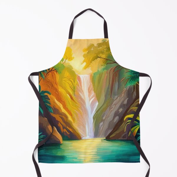 Item preview, Sunset at waterfall designed and sold by George Hutton Hunter.