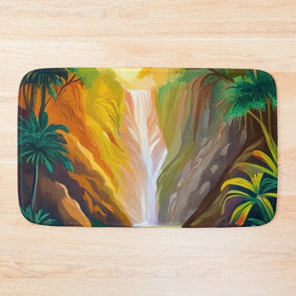 Item preview, Sunset at waterfall designed and sold by George Hutton Hunter.