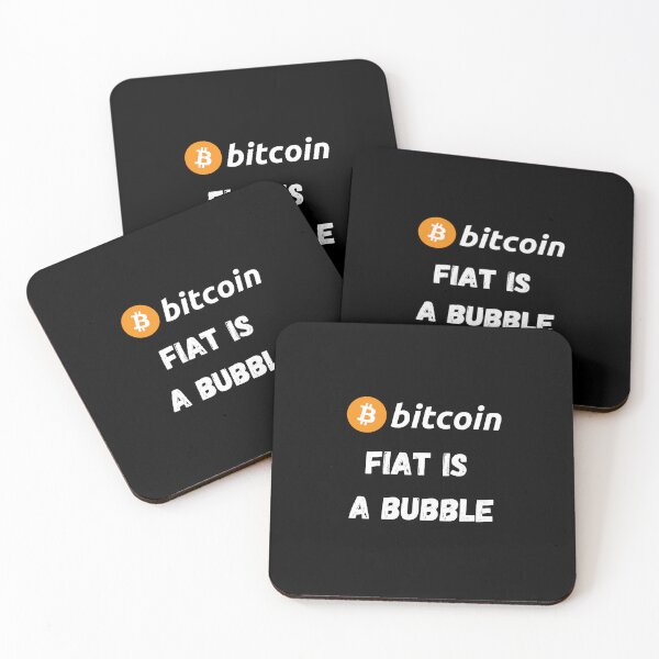 Item preview, Bitcoin - Fiat Is A Bubble Design designed and sold by RektRepublic.