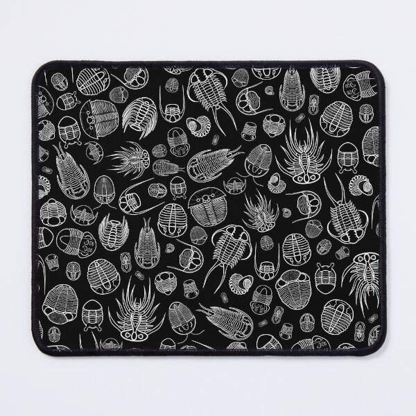 Item preview, Trilobite Pattern (square, white & black) designed and sold by EmiliaMoscovich.