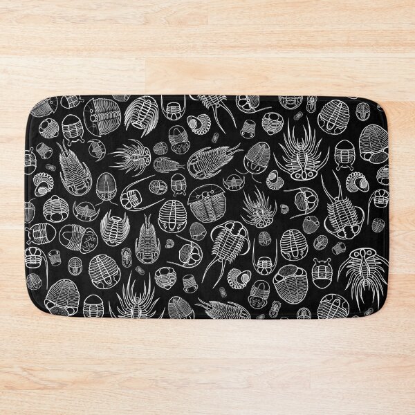 Item preview, Trilobite Pattern (square, white & black) designed and sold by EmiliaMoscovich.
