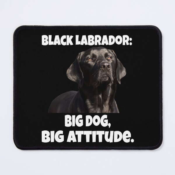 Item preview, Black Labrador Retriever Dog Owner Black Labrador: Big Dog, Big Attitude designed and sold by fantasticdesign.