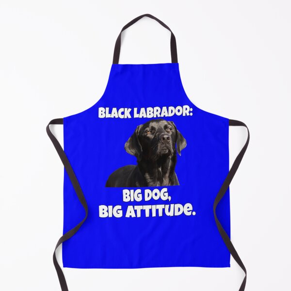 Artikelvorschau, Besitzer eines schwarzen Labrador Retriever-Hundes Schwarzer Labrador: Großer Hund, große Einstellung entworfen und verkauft von fantasticdesign.