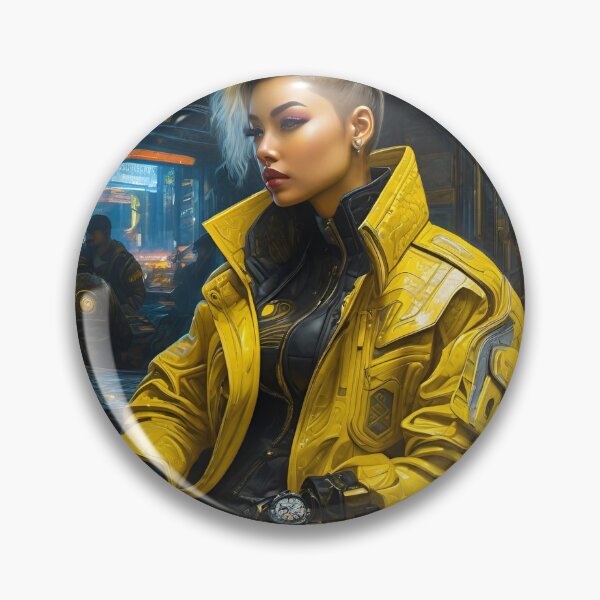 Item preview, Future Girl in Yellows - Cyber City scene designed and sold by Delerat7.