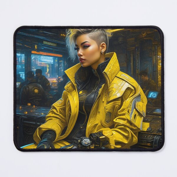 Item preview, Future Girl in Yellows - Cyber City scene designed and sold by Delerat7.