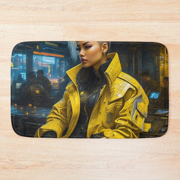 Item preview, Future Girl in Yellows - Cyber City scene designed and sold by Delerat7.