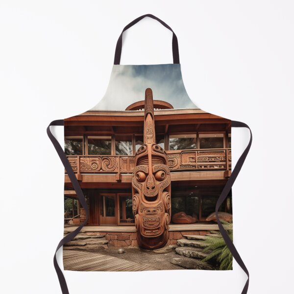 Item preview, "The Tiki Sentinel: Imposing Monumentality in Maori Art Style" designed and sold by WhiteWolfe0127.