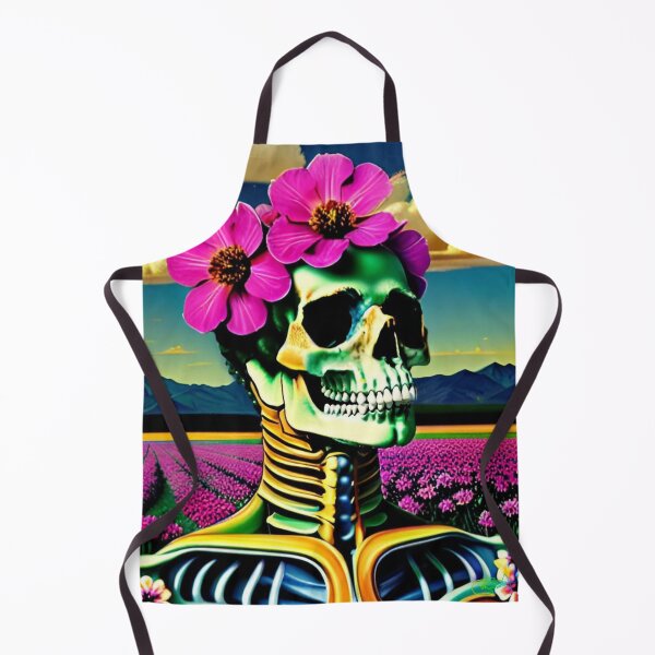 Item preview, Trippy Dreams - Death Flowers Psychedelic Skeleton Art 30 designed and sold by Benito Del Ray.
