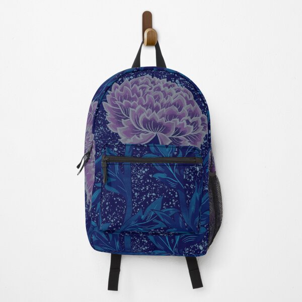 Item preview, The Big Chrysanthemums - Dark Blue designed and sold by Motifany.