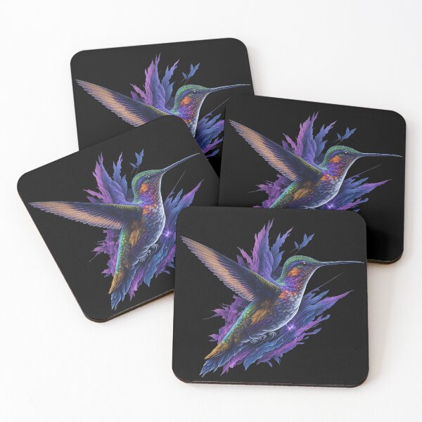 Item preview, Digital hummingbird floating in space designed and sold by Vectorio.