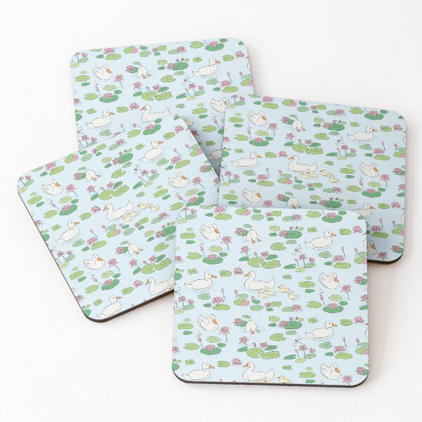 Item preview, Ducks and waterlily pads designed and sold by ArtByShaleah.