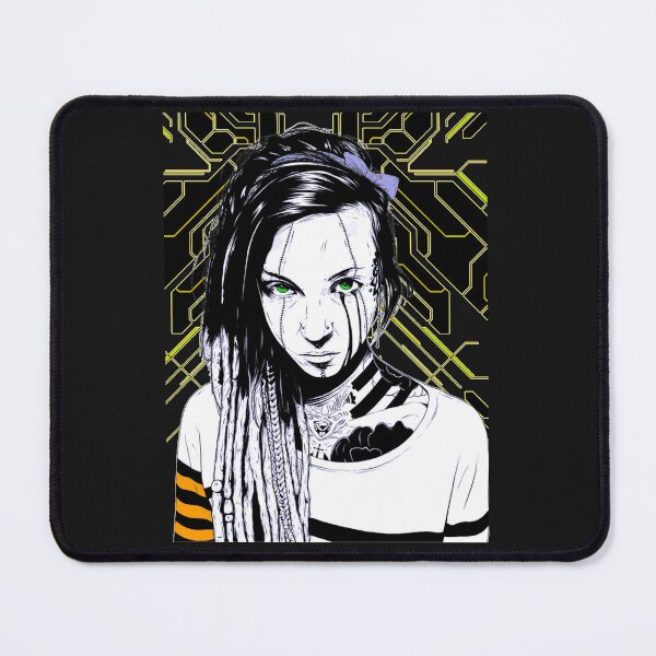 Item preview, Cyberpunk Girl Futurist Style designed and sold by UlrikeSchuster.