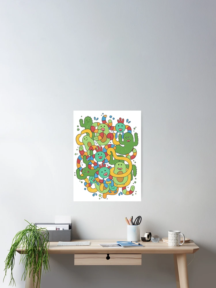 Thumbnail 2 of 3, Poster, worms designed and sold by ChallaDesign.