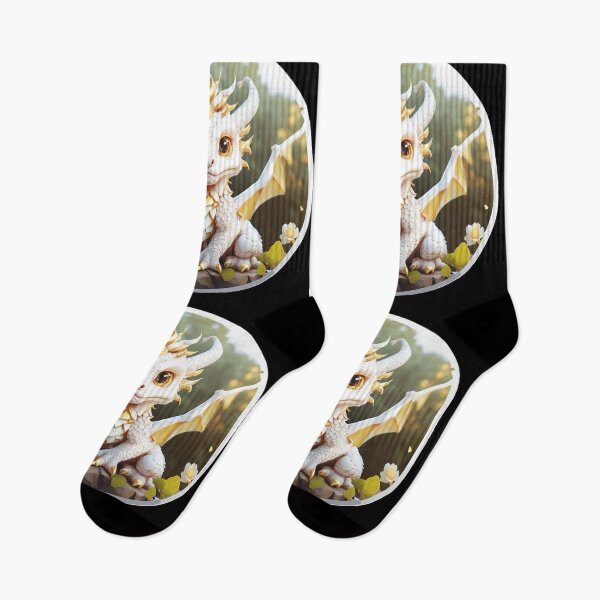 Artikelvorschau, Baby Dragon Anime White entworfen und verkauft von TrendyPalette.