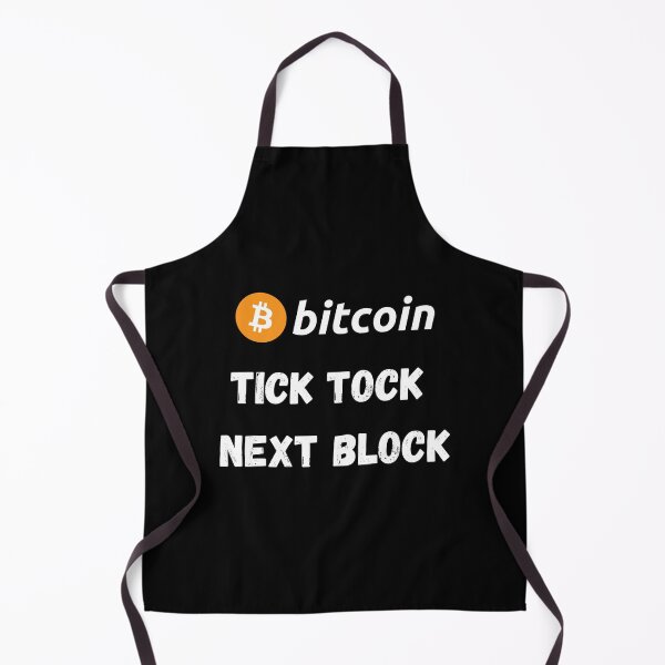 Item preview, Bitcoin - Tick Tock Next Block Design designed and sold by RektRepublic.
