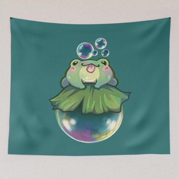 Item preview, Frog on soap bubble designed and sold by Allraunde.art.