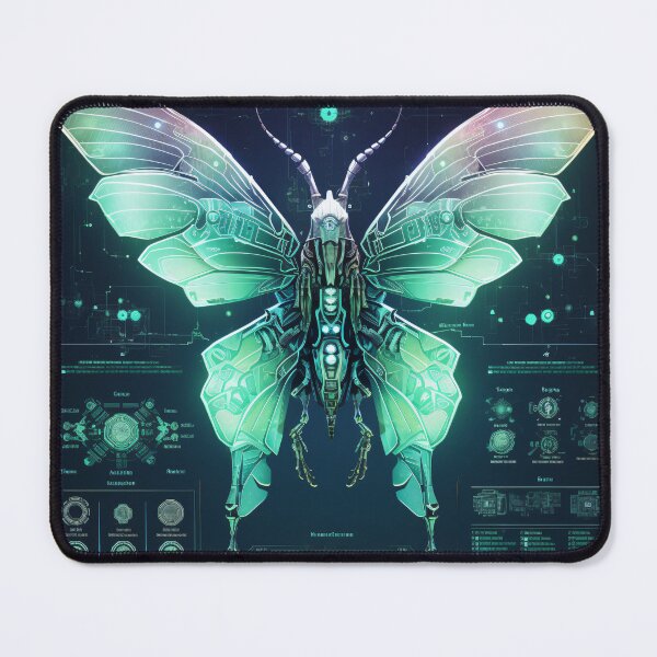 Item preview, Abstract Knolling Style Butterfly Illustration: A Creative and Thought-Provoking Design for Fans of Avant-Garde designed and sold by cyberpunkworld.