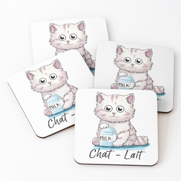 Item preview, Chat-Lait designed and sold by ORADGRAPHIC.