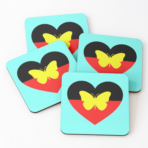 Item preview, Aboriginal Butterfly Flag designed and sold by HappyArts90.