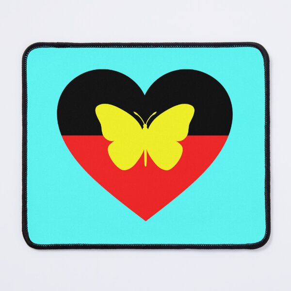 Item preview, Aboriginal Butterfly Flag designed and sold by HappyArts90.