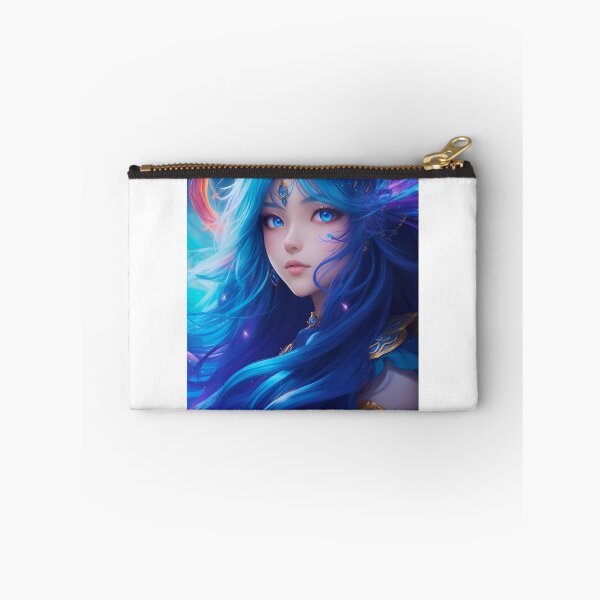 Item preview, Lightning Beauty: Anime Girl's Radiant t- shirt design designed and sold by AyushAIImage01.