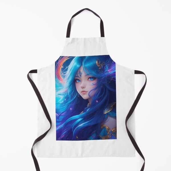 Item preview, Lightning Beauty: Anime Girl's Radiant t- shirt design designed and sold by AyushAIImage01.