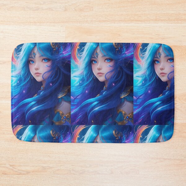 Item preview, Lightning Beauty: Anime Girl's Radiant t- shirt design designed and sold by AyushAIImage01.