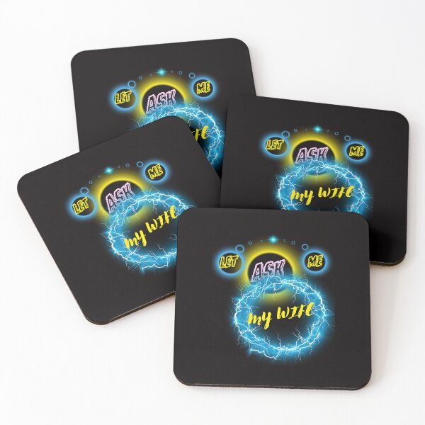 Item preview, LET ME ASK MY WIFE FUNNY GIFT FOR COUPLES designed and sold by Filmharmony.