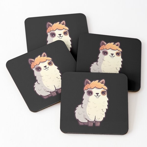 Item preview, Cute Llama, Cartoon Style Alpaca, Sticker, Illustration designed and sold by art-max-jenner.