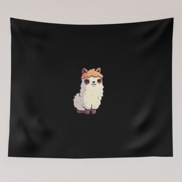 Item preview, Cute Llama, Cartoon Style Alpaca, Sticker, Illustration designed and sold by art-max-jenner.