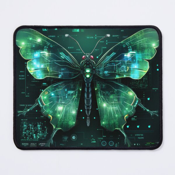 Item preview, Lovecraftian Knolling Style Butterfly Illustration: A Monstrous and Terrifying Design for Fans of Horror designed and sold by cyberpunkworld.