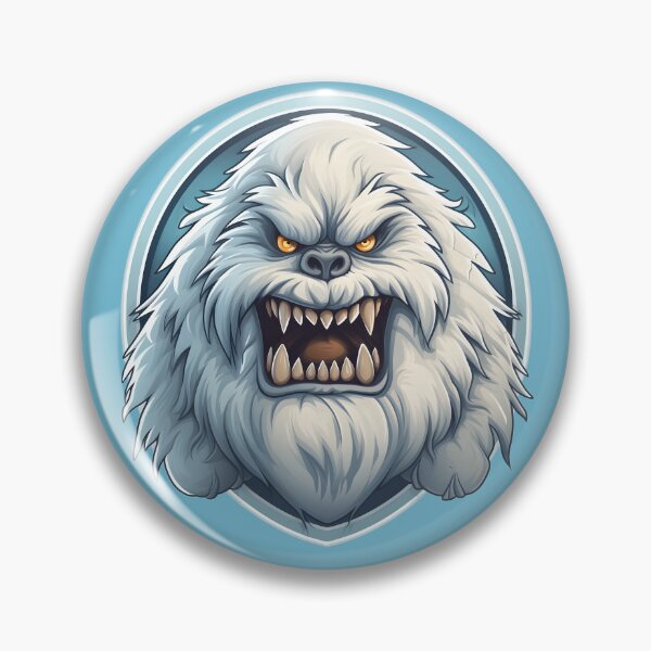 Artikelvorschau, Furchterregendes Yeti-Emblem: Big Teeth Edition entworfen und verkauft von LukeAiWalker.