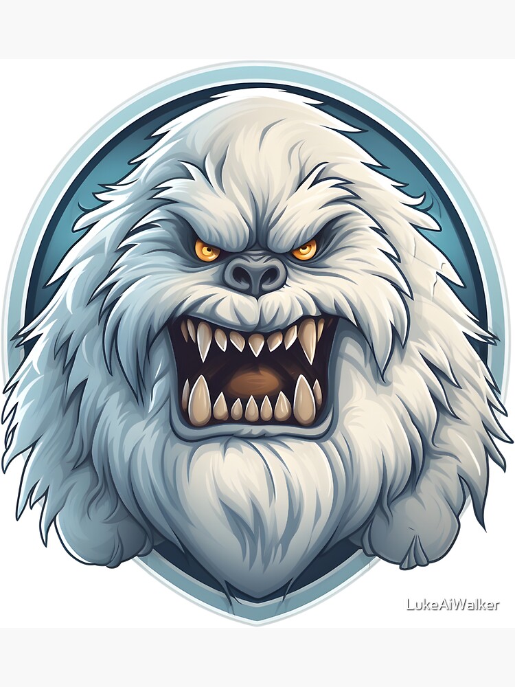 Cozy Yeti Sticker for Sale by BaileyShay