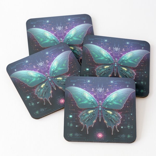 Item preview, Horror Knolling Style Butterfly Illustration: A Scary and Terrifying Design for Fans of Aliens designed and sold by cyberpunkworld.