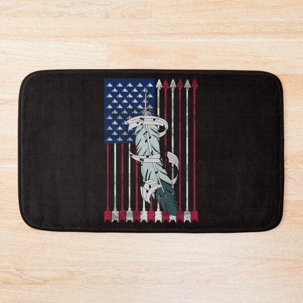Item preview, Native arrow flag with feather and music designed and sold by CarrieTDesigns.