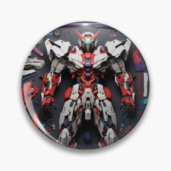 Item preview, Knolling Style Anime Robot Illustration: A Creative and Thought-Provoking Design for Fans of Anime designed and sold by cyberpunkworld.