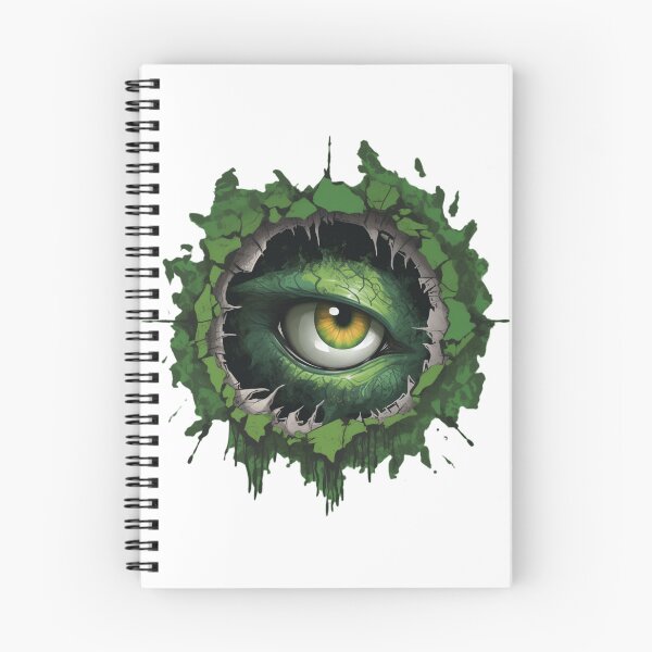 Item preview, Asomando el ojo del dragón verde designed and sold by STRSHADOW.