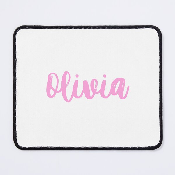 Artikelvorschau, Olivia Name - Pink entworfen und verkauft von moxsto.