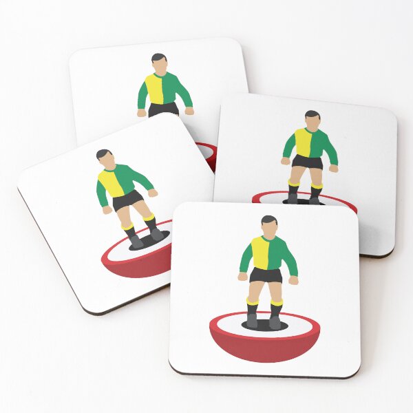 Item preview, MUFC Subbuteo style Eric Cantona Yellow Green designed and sold by casualsofficial.