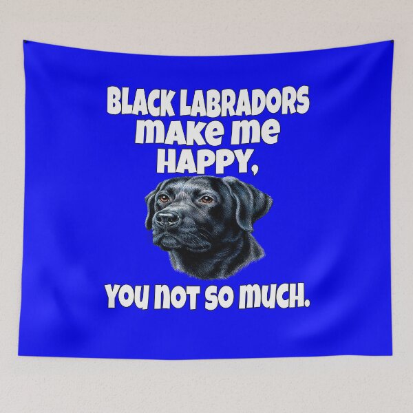 Artikelvorschau, Besitzer eines schwarzen Labrador Retriever-Hundes Schwarze Labradore machen mich glücklich entworfen und verkauft von fantasticdesign.