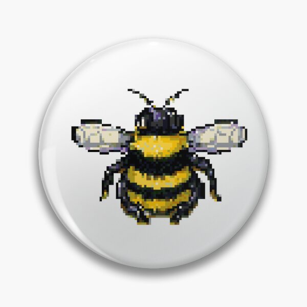 Item preview, Cute Bee Pixel Art designed and sold by TrixieePixels.