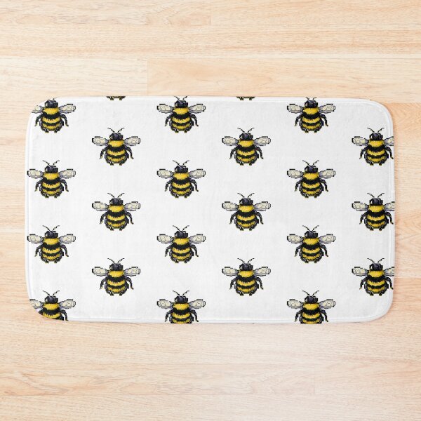 Item preview, Cute Bee Pixel Art designed and sold by TrixieePixels.