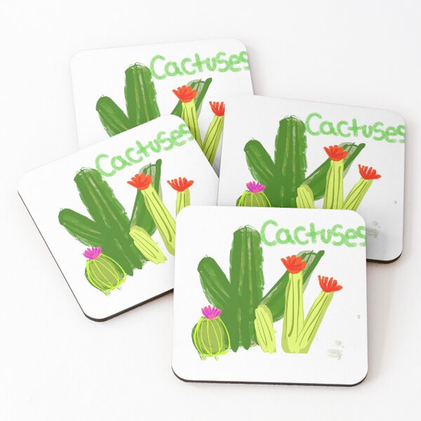 Item preview, This is a big drawing of cactuses standing. designed and sold by lukesubbby.