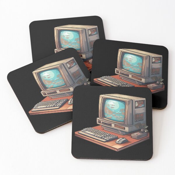 Artikelvorschau, Retro-Gaming: Nostalgischer Computer, Old-School-Vibes, Vintage-Vergnügen, Wunder des Programmierens und Codierens, Paradies für Nerds, Tech-Geschichten, Erkundungen der Informatik, Zufluchtsort für Entwickler, Hacker-Universum entworfen und verkauft von Mateusz Majcherek.