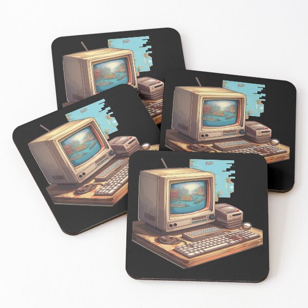 Artikelvorschau, Retro-Gaming: Nostalgischer Computer, Old-School-Vibes, Vintage-Vergnügen, Wunder des Programmierens und Codierens, Paradies für Nerds, Tech-Geschichten, Erkundungen der Informatik, Zufluchtsort für Entwickler, Hacker-Universum entworfen und verkauft von Mateusz Majcherek.