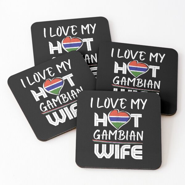 Item preview, I Love My Hot Gambian Wife Gambia Husband designed and sold by Furahisha.
